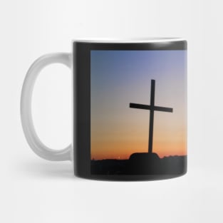 Sunrise Cross on Beach Mug